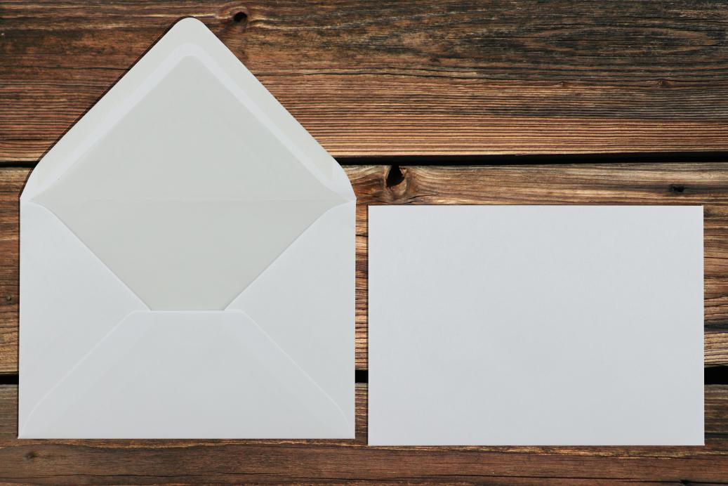 Briefhüllen mit Seidenfutter C6 114x162 mm Nassklebend Weiß 80 g/qm